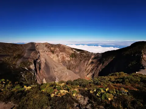 A volcanic crater close up — Volcanoes and mountains, Rio Ángel Bio-reserve
