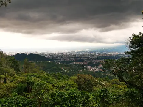 The valley under cloud — Volcanoes and mountains, Rio Ángel Bio-reserve