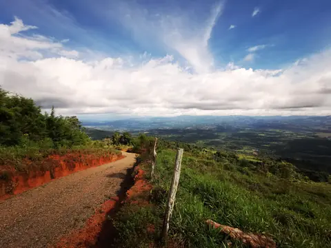 A road through the valley — Volcanoes and mountains, Rio Ángel Bio-reserve