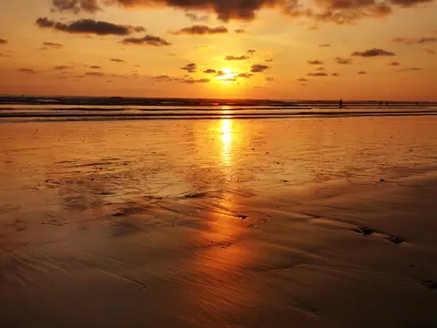 Sun over the water — Beaches and ocean, Rio Ángel Bio-reserve