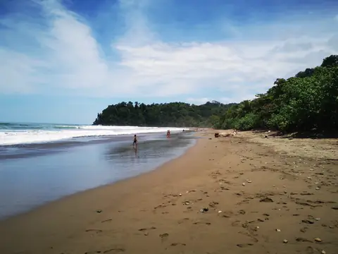 A Pacific beach — Beaches and ocean, Rio Ángel Bio-reserve