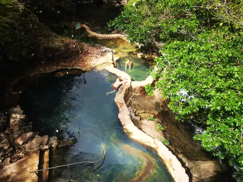 Stone pools — Waterfalls and rivers, Rio Ángel Bio-reserve
