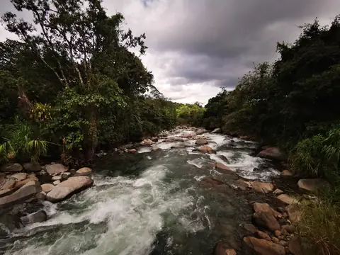 Rapids below the mountains — Waterfalls and rivers, Rio Ángel Bio-reserve