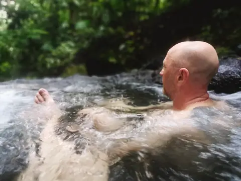 Hot springs — Waterfalls and rivers, Rio Ángel Bio-reserve