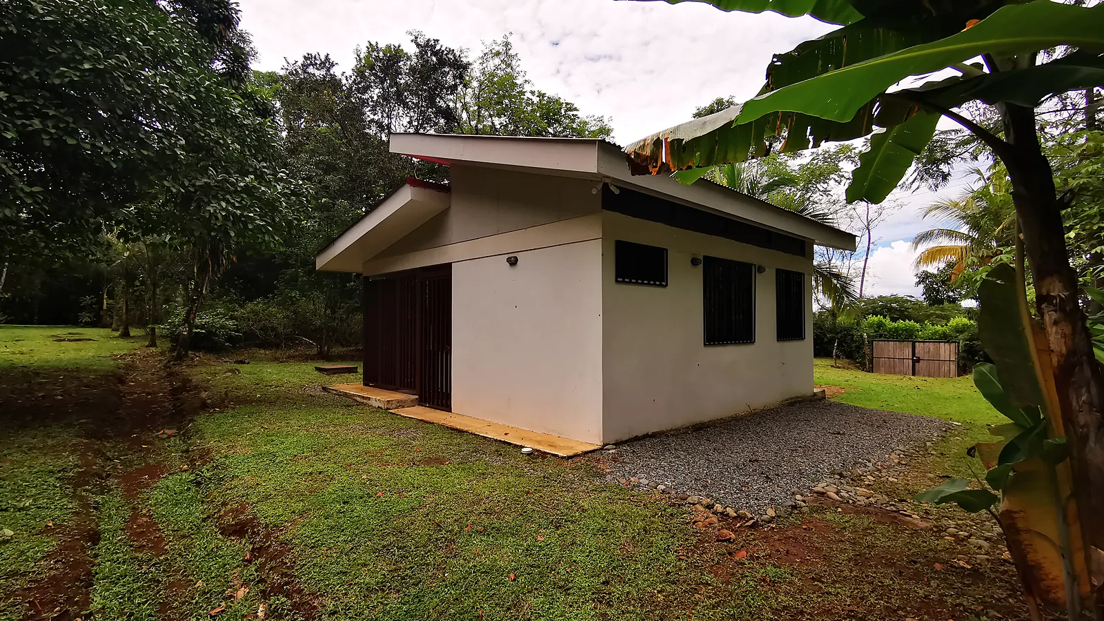 The small house on the project's land